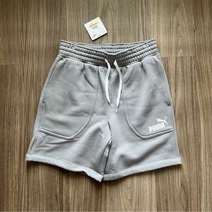 Puma Men’s 7” Stitch Athletic Shorts NWT Black Size Small Drawstring